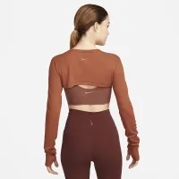 Nike Yoga Luxe женская Shrug Brown