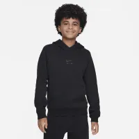 Nike Air Big детские Pullover Толстовка с капюшоном цвет черный