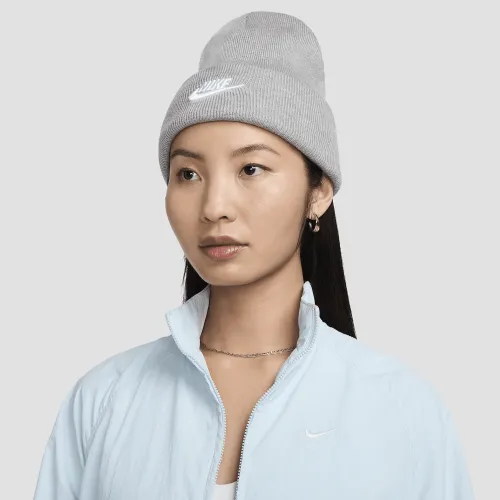 Nike Peak Futura Beanie колір сірий