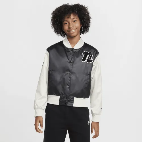 Nike Sportswear Girls' Varsity Куртка колір чорний