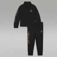 Nike Jordan Take Flight колір чорний and Gold Tricot комплект Baby Tracksuit колір чорний