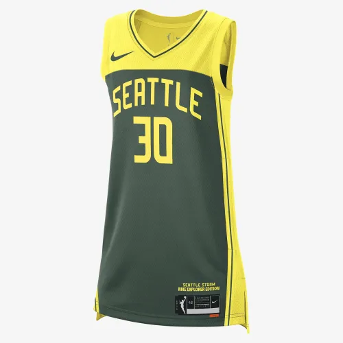 Seattle Storm Explorer Edition женская Nike Dri-FIT WNBA Victory Jersey цвет зеленый