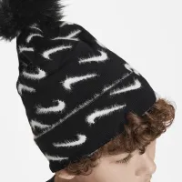 Nike Peak детские Pom Beanie цвет черный