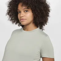 Nike (M) One жіноча Dri-FIT Slim-Fit Short-Sleeve Top (Maternity) колір зелений