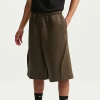 Nike Tech чоловічі Fleece оверсайз Fit шорти колір коричневий