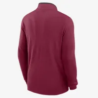 Florida State Seminoles Victory мужские Nike Dri-FIT College 1/2-Zip Long-Sleeve Top цвет серый