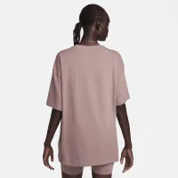 Nike Sportswear Essential жіноча оверсайз футболка колір фіолетовий