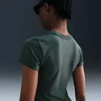 Nike Sportswear Chill Knit жіноча футболка колір зелений