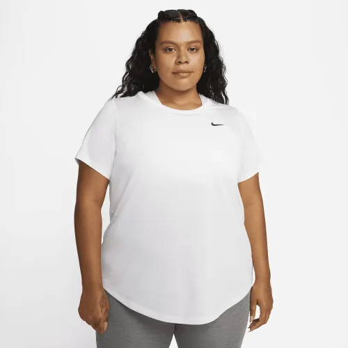 Nike Dri-FIT жіноча футболка (великі розміри) колір білий