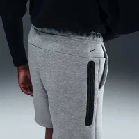 Nike Tech чоловічі Fleece шорти колір сірий