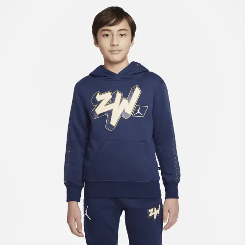 Nike Zion Big дитячі (Boys) Pullover Толстовка з капюшоном блакитний