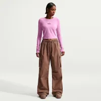 Nike Sportswear жіноча Slim Long-Sleeve футболка колір фіолетовий