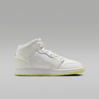 Nike Air Jordan 1 Mid Big дитячі Кросівки колір білий