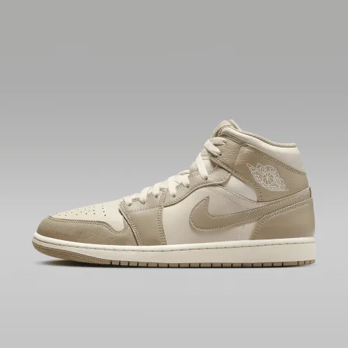 Nike Air Jordan 1 Mid чоловічі Кросівки колір коричневий