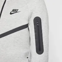Nike Sportswear Tech Fleece Big детские Full-Zip Толстовка с капюшоном цвет серый