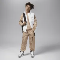 Nike Jordan MJ Holiday Fleece Crew Big Kids Top цвет коричневый