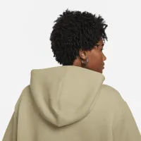 Nike Sportswear Tech Fleece жіноча оверсайз Full-Zip Толстовка з капюшоном Cape колір коричневий
