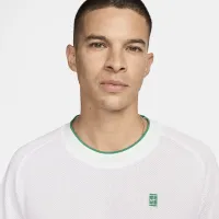 NikeCourt Heritage чоловічі Short-Sleeve Tennis Top колір білий