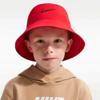 Nike Little дитячі Bucket Hat колір червоний