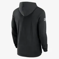 Las Vegas Raiders Sideline чоловічі Nike Dri-FIT NFL Long-Sleeve Hooded Top колір чорний