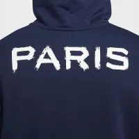 Paris Saint-Germain Standard Issue мужские Nike Dri-FIT Soccer Pullover Толстовка с капюшоном синий