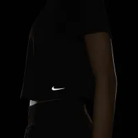Nike One Classic Breathe жіноча Dri-FIT Short-Sleeve Top колір чорний