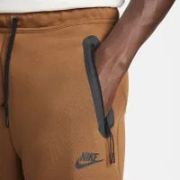 Nike Sportswear Tech Fleece чоловічі Open-Hem Sweatpants колір коричневий