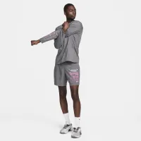 Nike чоловічі Dri-FIT Fleece Fitness Crew-Neck Top колір сірий
