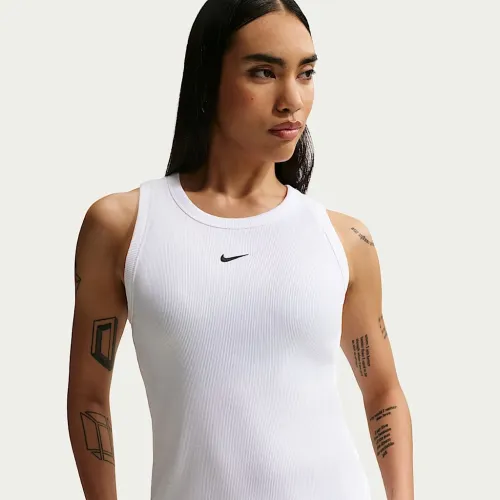 Nike Sportswear жіноча Tight Ribbed Tank Top колір білий