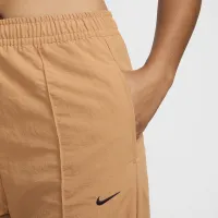 Nike Sportswear Everything Wovens женская Mid-Rise Open-Hem Pants цвет коричневый