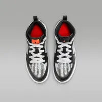 Nike Jordan 1 Mid Sneaker School Little дитячі Кросівки колір чорний