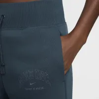 Nike Sportswear Phoenix Fleece женская С высокой Талией Wide-Leg Sweatpants синий