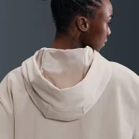 Nike A'ja Wilson жіноча оверсайз Cropped баскетбольні Толстовка з капюшоном колір сірий