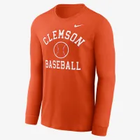 Clemson Tigers Baseball Arch чоловічі Nike College Long-Sleeve футболка Orange
