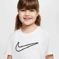 Nike Dri-FIT Little детские Graphic футболка цвет белый