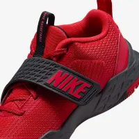 Nike Team Hustle D 12 Big детские баскетбольные Кроссовки цвет красный