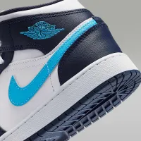 Nike Air Jordan 1 Mid Big дитячі Кросівки блакитний