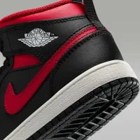 Nike Jordan 1 Mid Little детские Кроссовки цвет черный