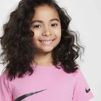 Nike Swoosh Spirit Little детские футболка Pink
