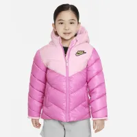 Nike Colorblock Chevron Puffer Куртка Little Kids Куртка Pink