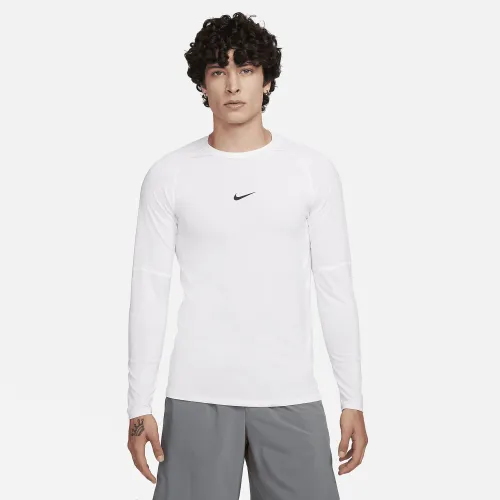Nike Pro чоловічі Dri-FIT Slim Long-Sleeve Fitness Top колір білий