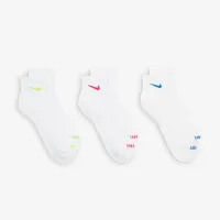 Nike Everyday Plus Cushioned тренировочные Ankle носки (3 пары) многоцветный