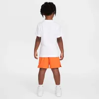 Nike Rhythm Little дитячі 2-Piece Dri-FIT Mesh шорти комплект Orange