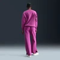 Nike Sportswear Phoenix Fleece женская С высокой Талией Wide-Leg Sweatpants цвет фиолетовый