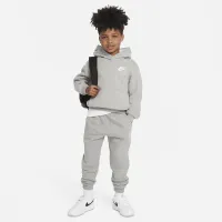 Nike Sportswear Club Fleece Little дитячі Pullover Толстовка з капюшоном колір сірий