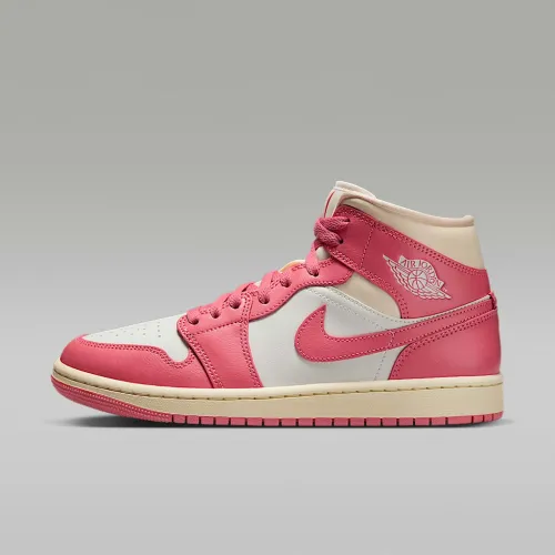 Nike Air Jordan 1 Mid жіноча Кросівки колір білий