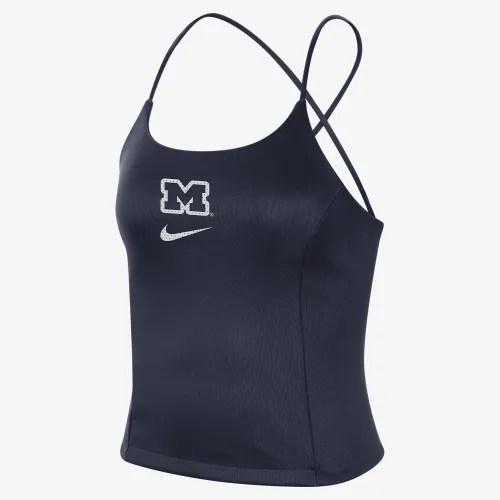 Michigan Icon Clash женская Nike College Tank Top синий