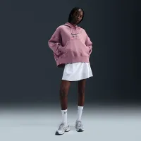 Nike Sportswear Phoenix Fleece жіноча Over-оверсайз Толстовка з капюшоном колір фіолетовий