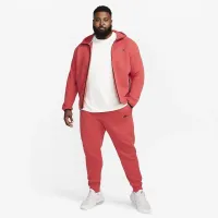 Nike Sportswear Tech Fleece Windrunner чоловічі Full-Zip Толстовка з капюшоном колір червоний