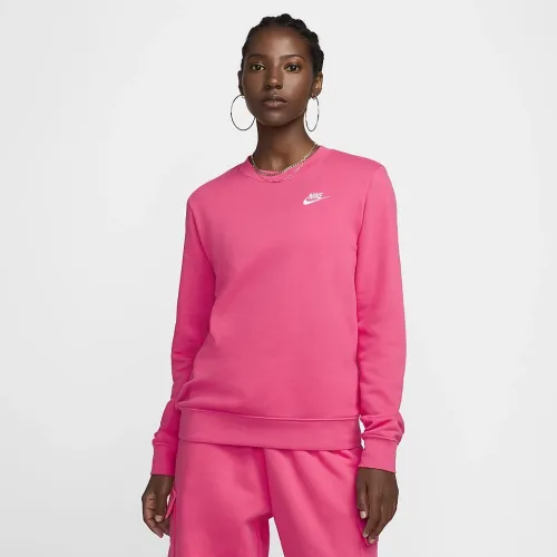 Nike Sportswear Club Fleece женская Crew-Neck свитшот Pink
